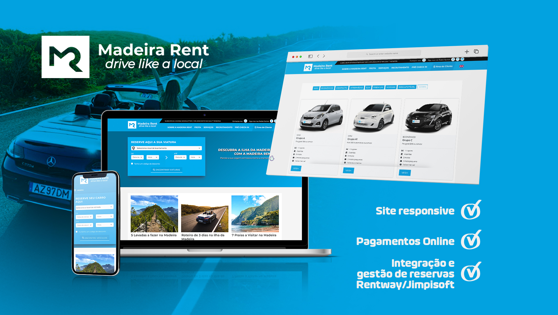 Site para Madeira Rent